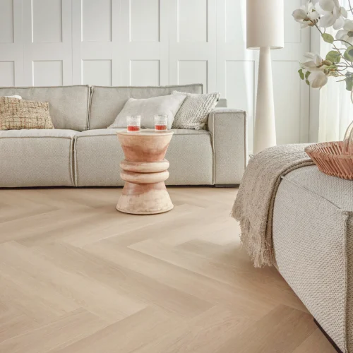 Nouvelle couleur de PVC à Bâton Rompu XL : Sable