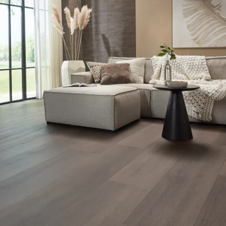 Floer Landhuis Click PVC vloer Donkere Eik woonkamer