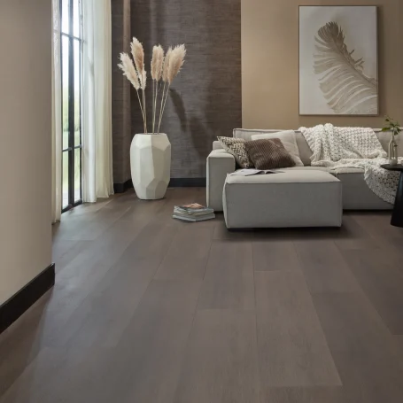 Floer Landhuis Click PVC vloer Donkere Eik woonkamer