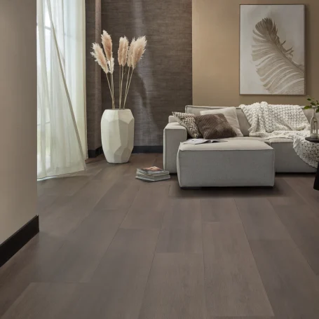 Floer Landhuis Click PVC vloer Donkere Eik woonkamer