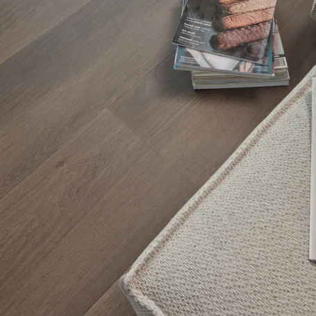 Floer Landhuis Click PVC vloer Donkere Eik woonkamer