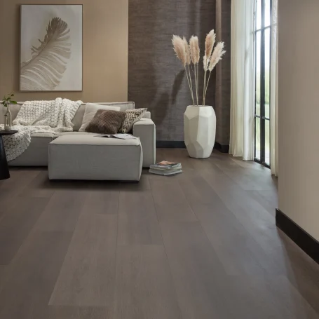 Floer Landhuis Plak PVC Donkere Eik woonkamer