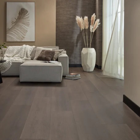 Floer Landhuis Plak PVC Donkere Eik woonkamer