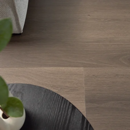 Floer Landhuis Plak PVC vloer Donkere Eik woonkamer