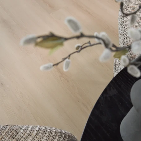 Floer Landhuis Plak PVC Lichtbruine Eik woonkamer